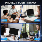 2Pack Magnetic 13.3 Inch Laptop Privacy Screen 16:9 Aspect Ratio, Removable - Image 7