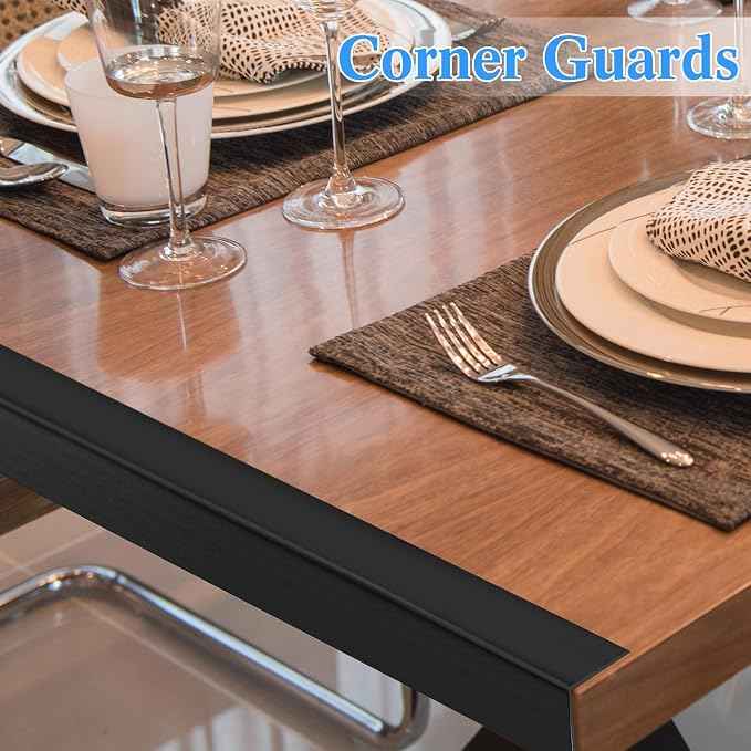 Sasylvia 10 Pcs Wall Corner Protector Guards, Vinyl 1 x 36 Inch Corner Trim