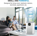 2 Pack Air Purifiers for Home Bedroom up to 2190ft², Honeyuan H13 HEPA Air - Image 4