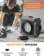 Abestorm Air Scrubbers, Industrial Commercial Air Scrubber - Image 4