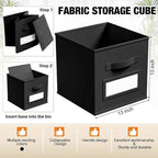 10 Pcs Fabric Storage Cubes