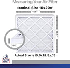Filter King 16x20x1 Air Filter | 4-PACK | Carbon MERV 8 HVAC Pleated A/C - Image 2