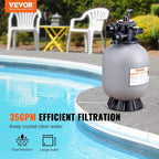 VEVOR 25023BX 16-inch, Above Inground Swimming Pool Sand System - Image 2