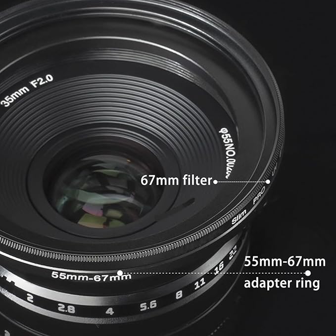40.5mm Lens to 52mm Camera Lens Adapter 40.5mm to 52mm Step Up Ring Adapter Ring - Image 3