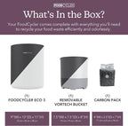 Food Cycler Eco 3 Compact Kitchen Food Recycler | Indoor Composter Bin - Image 2