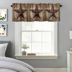 Vintage Texas Star Valances for Windows, 1 Panel - Image 3