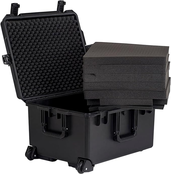 MEIJIA Portable All Weather Waterproof Rolling Hard Camera Case - Image 2