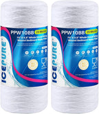 ICEPURE 25 Micron 10”x4.5'' Whole House Sediment String Wound Water Filter by ICEPURE