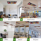 Fluorescent Light Covers for Ceiling Lights Hello Spring Magnetic Light Filters - Image 6