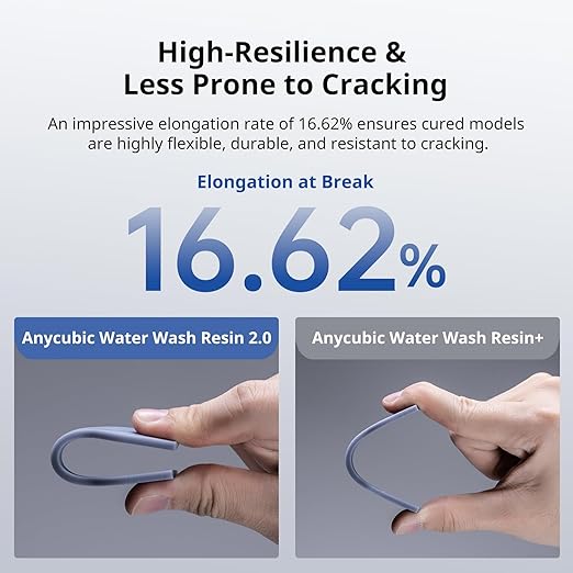 ANYCUBIC Upgraded Water Washable 3D Printer Resin 2.0, 405nm High Precision 3D - Image 4