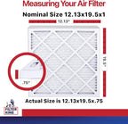 Filter King 12.13x19.5x1 Air Filter | 12-PACK | MERV 11 HVAC Pleated A/C - Image 2