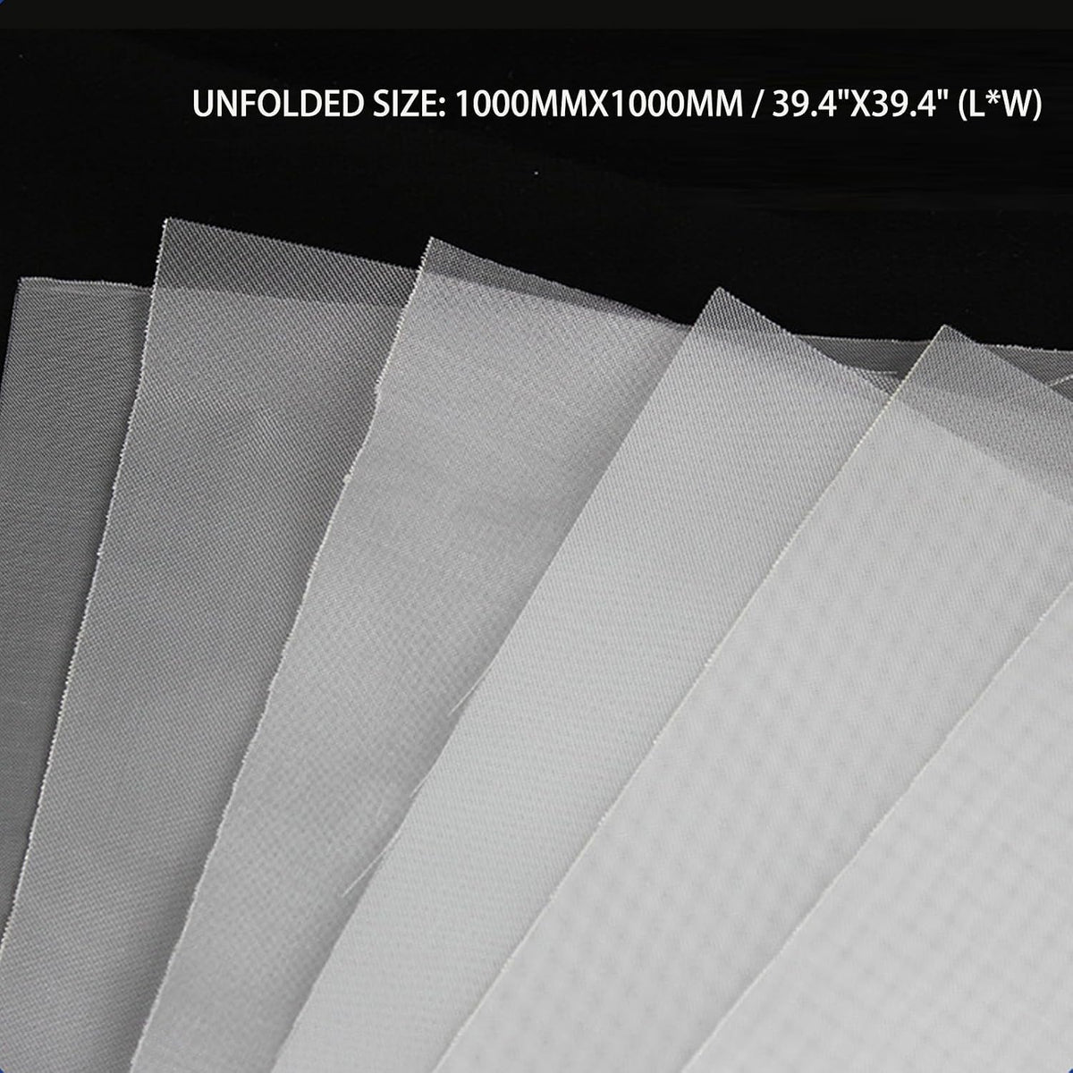 MTCELL 39x39 Inch Nylon Mesh Filter 450 Mesh 30 Micron