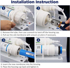 Membrane Solutions 75 GPD RO Membrane, Reverse Osmosis Membrane, RO Membrane - Image 8