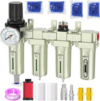 Industrial Grade 4-Stage Air Drying System, 1/2" NPT by BOGERDACK