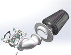 Big Sucker cone Air filter intake by ForHarleyAccessories
