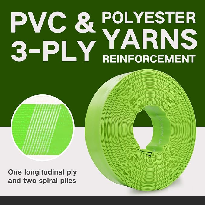 Eastrans 1-1/2'' x 25 FT Pool Backwash Hose - Image 3