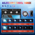 TRQWH Welding Lens Auto Darkening Welding Helmet Lens True Color Technology - Image 6