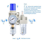 BLCH 1/4" NPT Air Compressor Water Separator - Image 4