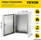 VEVOR NEMA Steel Enclosure, IP66 Waterproof & Dustproof, Outdoor/Indoor - Image 7
