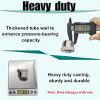 1" Male to 1/2" NPT Female Hex Bushing Reducer, 304 Stainless Steel NPT - Image 6