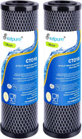 EXCELPURE 1 Micron 10" x 2.5" Whole House CTO Carbon Water Filter Cartridge by EXCELPURE