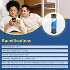 EXCELPURE 1 Micron 10" x 2.5" Whole House CTO Carbon Water Filter Cartridge - Image 8