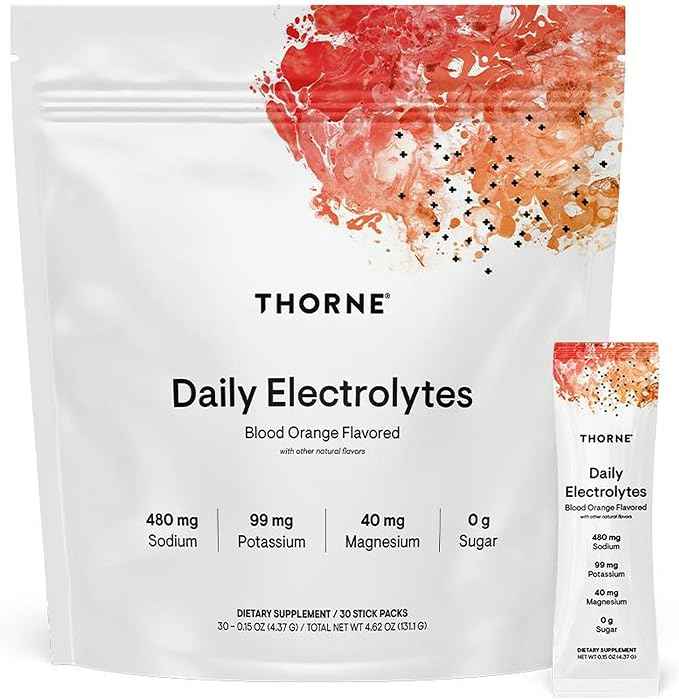 THORNE - Daily Electrolytes - Zero Sugar & Low-Calorie Electrolyte Powder Drink