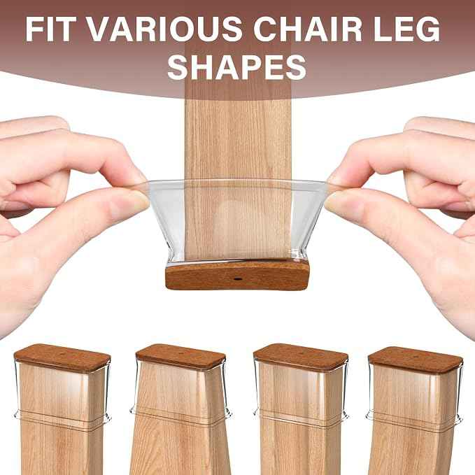 Chair Leg Floor Protectors Rectangle Chair Leg Protectors