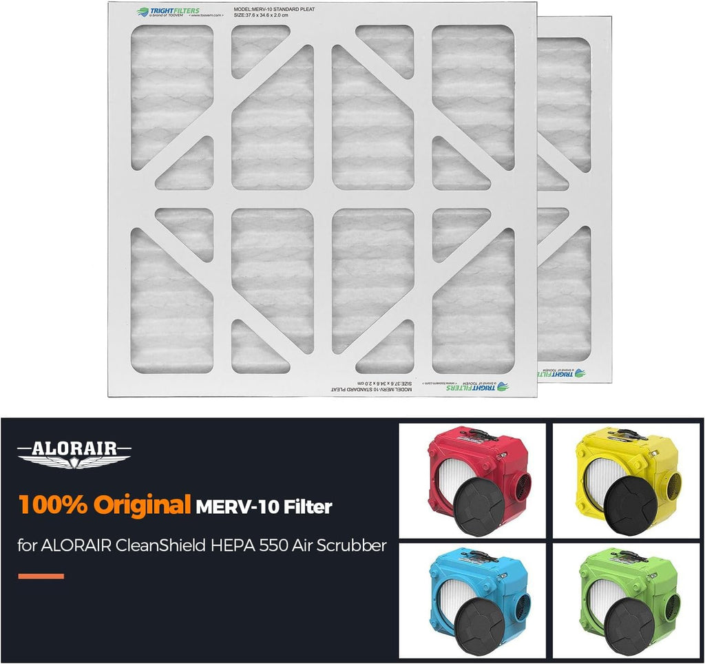 ALORAIR MERV-10 Filter Replacement Set for CleanShield HEPA 550 Air