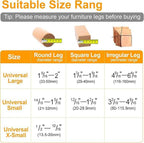 CHUNZEXI 24 Pack Chair Leg Floor Protectors