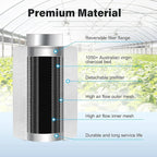 iPower 6" Air Carbon Filter for Inline Duct Fan, Intake and Exhaust Fans - Image 3