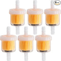 6PCS 1/4 Inch Gas Inline Fuel Filters, by MEAJOO