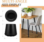 3/4" Round Rubber Chair Leg Tips Caps, Chair Leg Floor Protectors Furniture