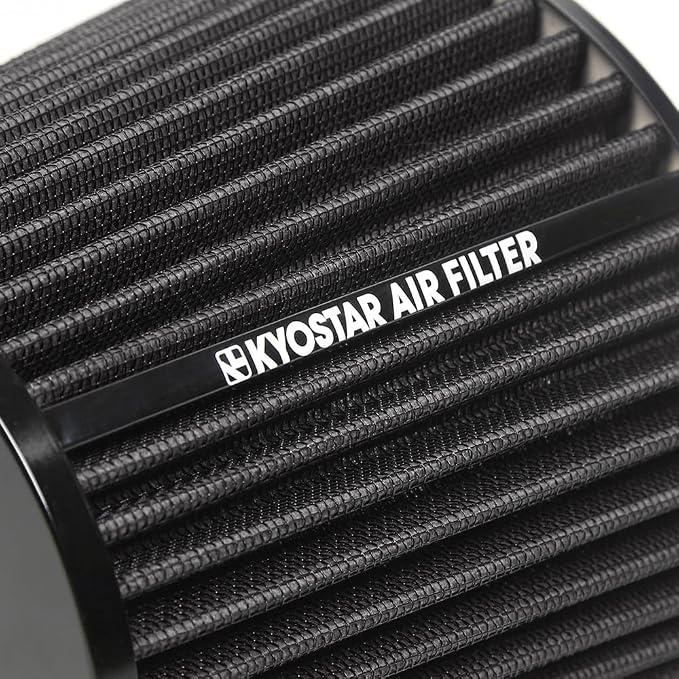 KYOSTAR Universal 3/3.5/4" High-Flow Air Filter, Reusable Cone Cold Air Intake - Image 9