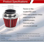 2PCS 42mm Universal Air Filter For GY6 125CC 150CC 200CC 250CC Dirt Bike ATV - Image 3