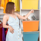 Hoolerry 8 Pieces Colorful Storage Bins - Image 6