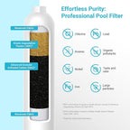 AQUA CREST X-Large RV Water Filter, Garden Hose End Pre Filter - Image 2