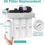 SimPure T1-400ALK Alkaline UV Reverse Osmosis System, NSF/ANSI 58 Certified - Image 6
