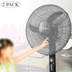 2 Pack - 18" Fan Safety Protection Cover, Kid Children Baby Finger Protect Fan - Image 2