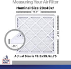 Filter King 20x40x1 Air Filter | 4-PACK | Carbon MERV 8 HVAC Pleated A/C - Image 2