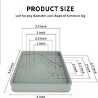Furniture Coasters, Anti Slide Floor Protector