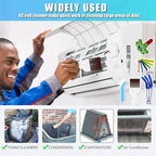 6 Pcs Air Conditioner Fin Comb Cleaner Set, Ac Fin Comb Straightener Tool - Image 6