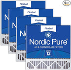Nordic Pure 20x20x5 Honeywell/Lennox Replacement MERV 12 Air Filters 4 Pack by NordicPure