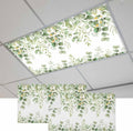 Fluorescent Light Covers for Ceiling Lights Sage Green Eucalyptus Leaves by Home+L6