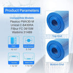 POOLPURE PLFC-6430-M Spa Filter Replaces Watkins 31489, Compatible Pleatco - Image 2