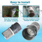 1 inch Stainless Steel Filter Cover Connected to 1 inch/DN25 Grey PVC Filter - Image 6