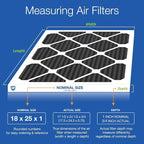 Nordic Pure 18x25x1 Pure Carbon Pleated Odor Reduction Furnace Air Filters 2 - Image 2