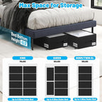 Under Bed Storage with Wheels, Quick Assembly Underbed Shoe Storage Containers - Image 9