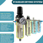 Upgraded 1/2" NPT Heavy Duty Industrial Grade 4 Stage Air Drying System - Image 6