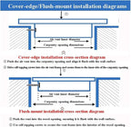 Drywall Access Panel with Filter, Aluminum Air Vent Cover, Removable Shutter - Image 6